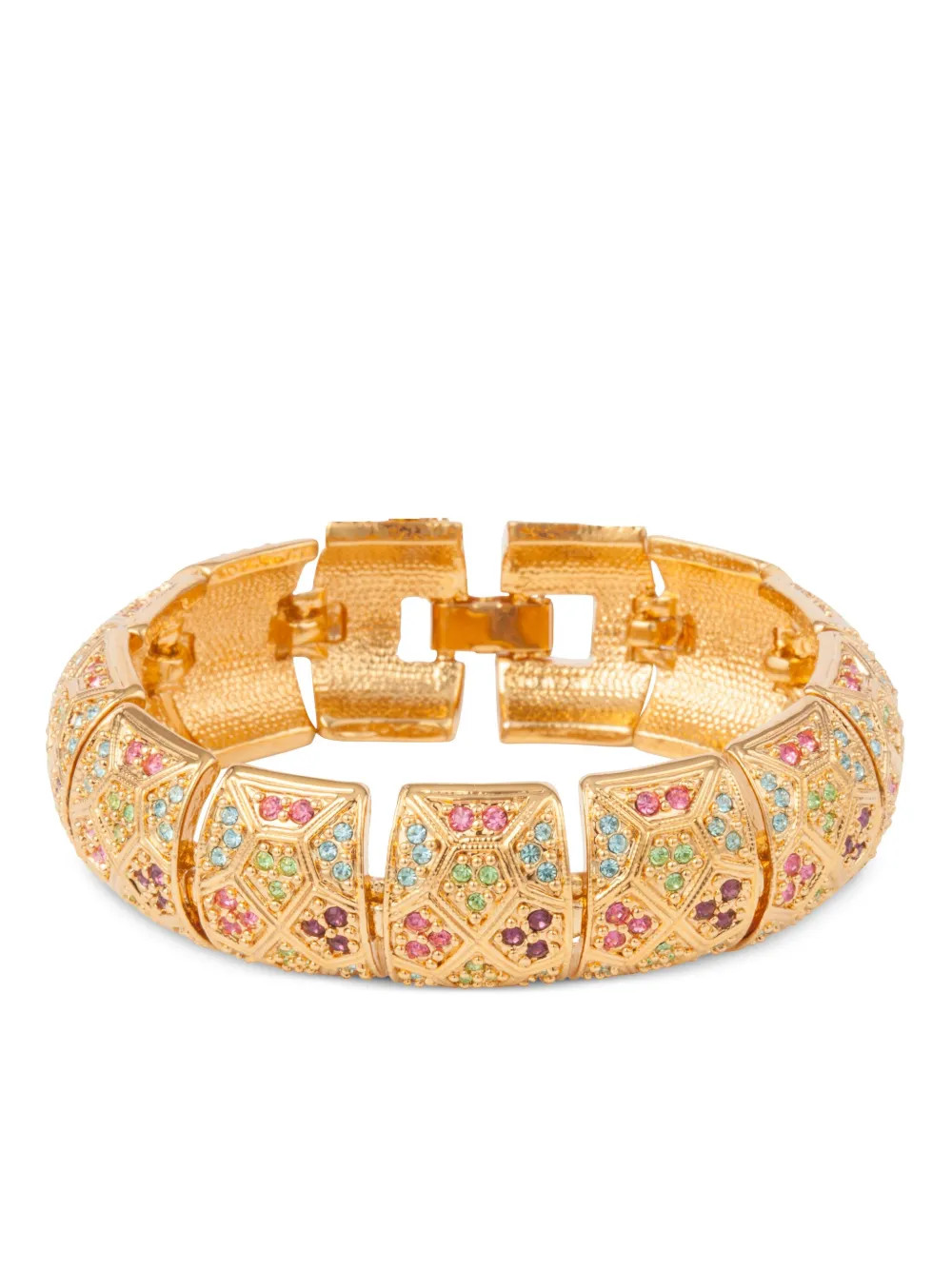 Susan Caplan Vintage 1980s D'Orlan Swarovski Crystals Bracelet - Farfetch | Farfetch Global