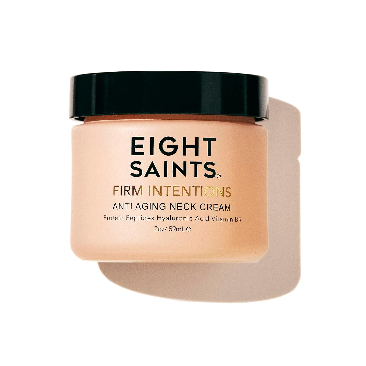 Eight Saints Firm Intentions Anti Aging Neck Cream, Natural & Organic, For Firming Skin and Reducing Wrinkles, 2 Ounces | Amazon (US)