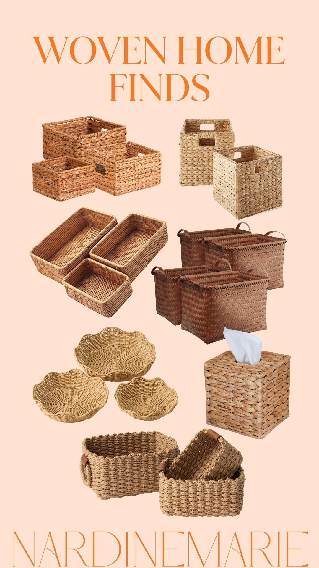 I’ll never stop buying handwoven baskets. They make any space feel warmer instantly. 🧺🤎

I use them for blankets, toys, extra pillows, even random clutter that needs to disappear fast. Functional but still aesthetic — which is my favorite combo !!!!

Such an easy way to add texture without overthinking your decor.

amazon home finds, woven baskets, home organization, neutral decor, cozy home

#LTKHome