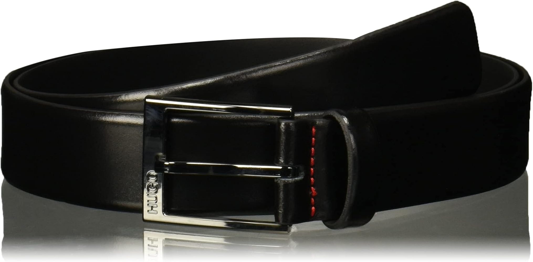 HUGO Men's Garney Smooth Leather Dress Belt | Amazon (US)