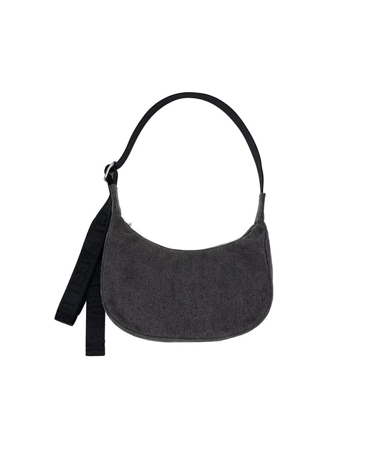 BAGGU Small Denim Crescent Bag - Washed Black Denim | Amazon (US)