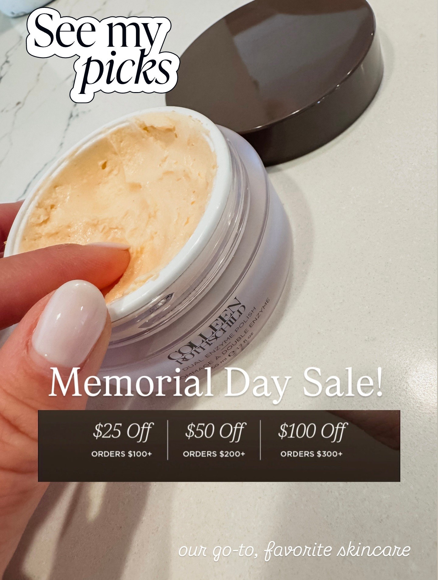 Memorial Day Sale!! Colleen Rothschild
Our favorite skincare 👌🏻
Linking our favs - most used.

#LTKOver40 #LTKmomlife #LTKselfcare