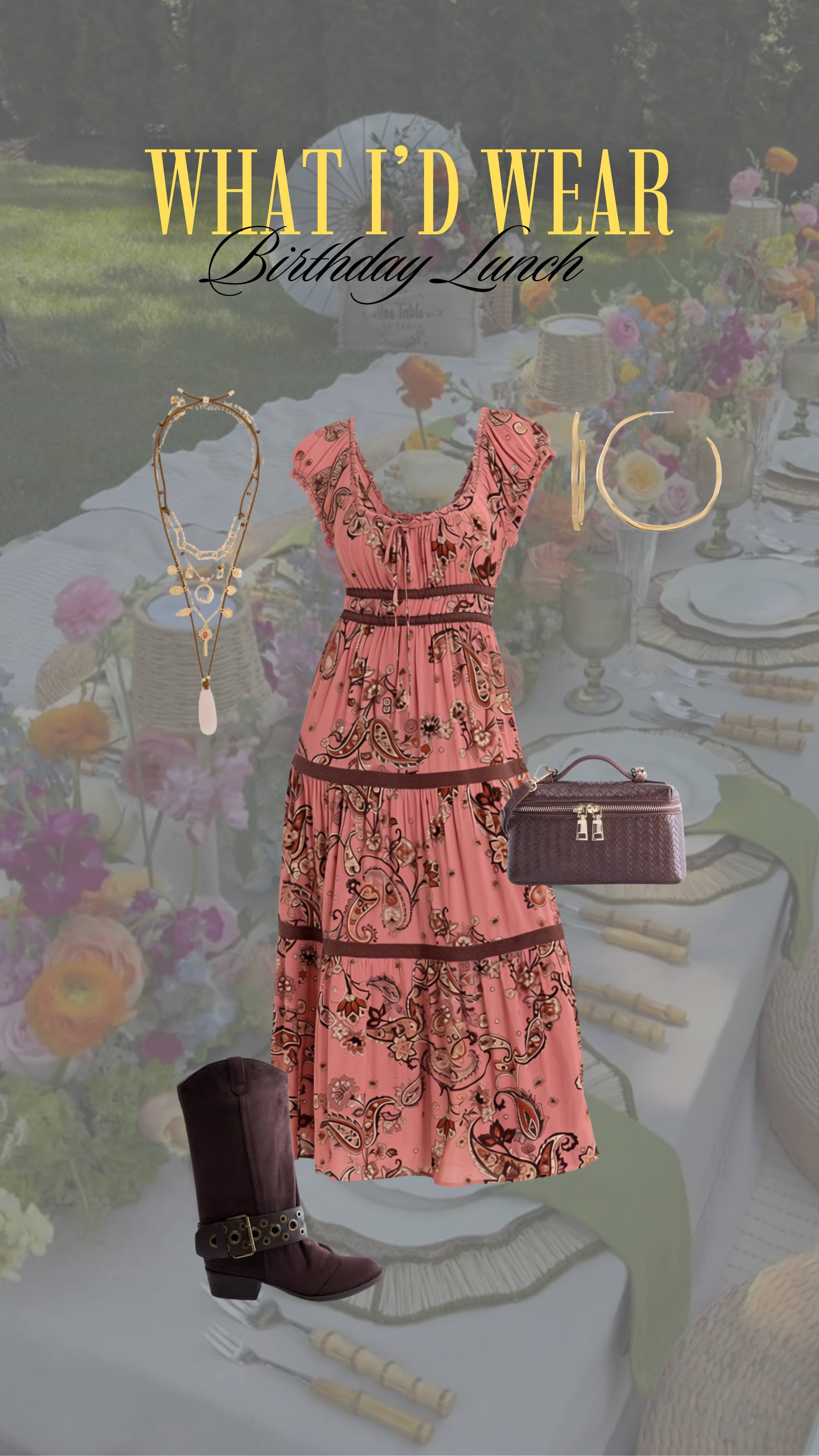 love this boho chic fall look for a birthday lunch out with the girls!
midsize outfits, fall outfits, maxi dress 

 #LTKgrwm #LTKMidsize