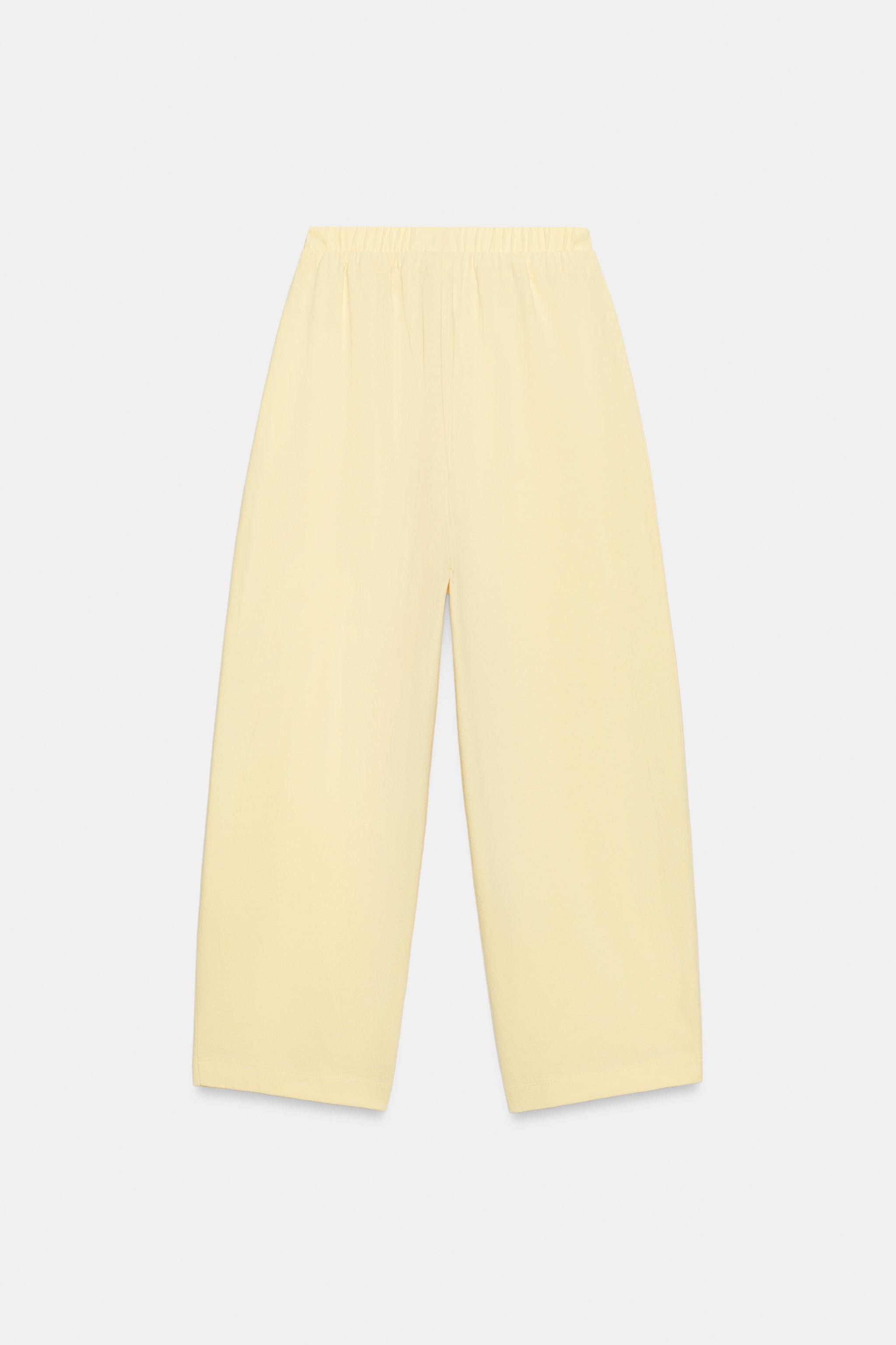 RUSTIC DRAWSTRING TROUSERS | Zara UK