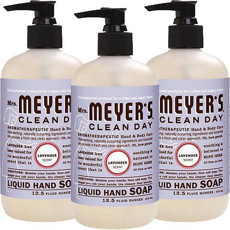 (3 pack) Mrs. Meyer's Liquid Hand Soap, Lavender, 12.5 Oz | Walmart (US)