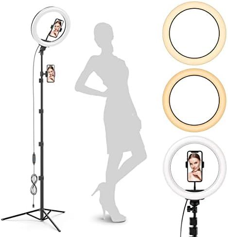 ﻿﻿GearLight Ring Light - 10" Selfie Tripod Stand with LED Lights, Dual Phone Holders, Adjusta... | Amazon (US)