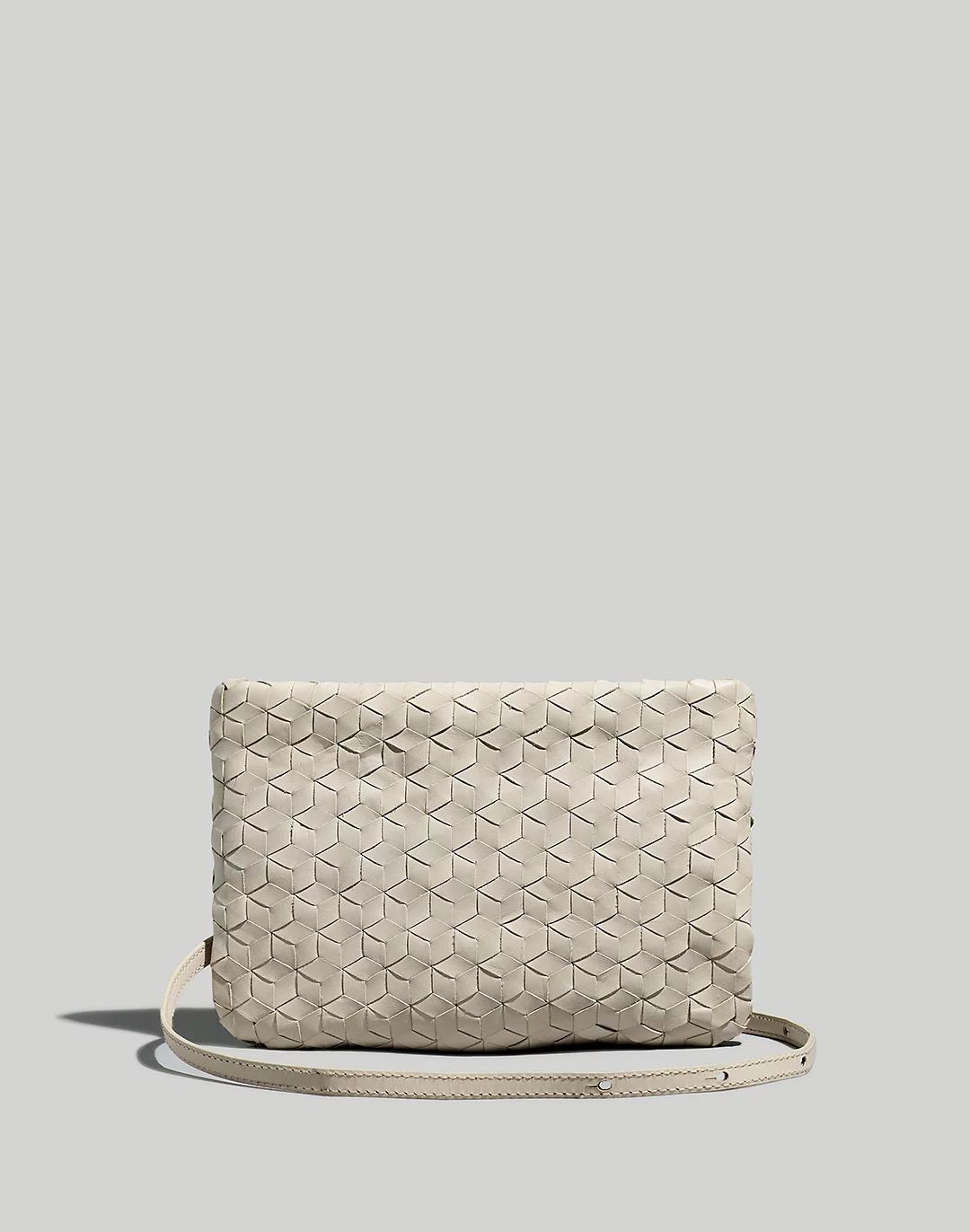 The Puff Crossbody Bag: Woven Leather Edition | Madewell
