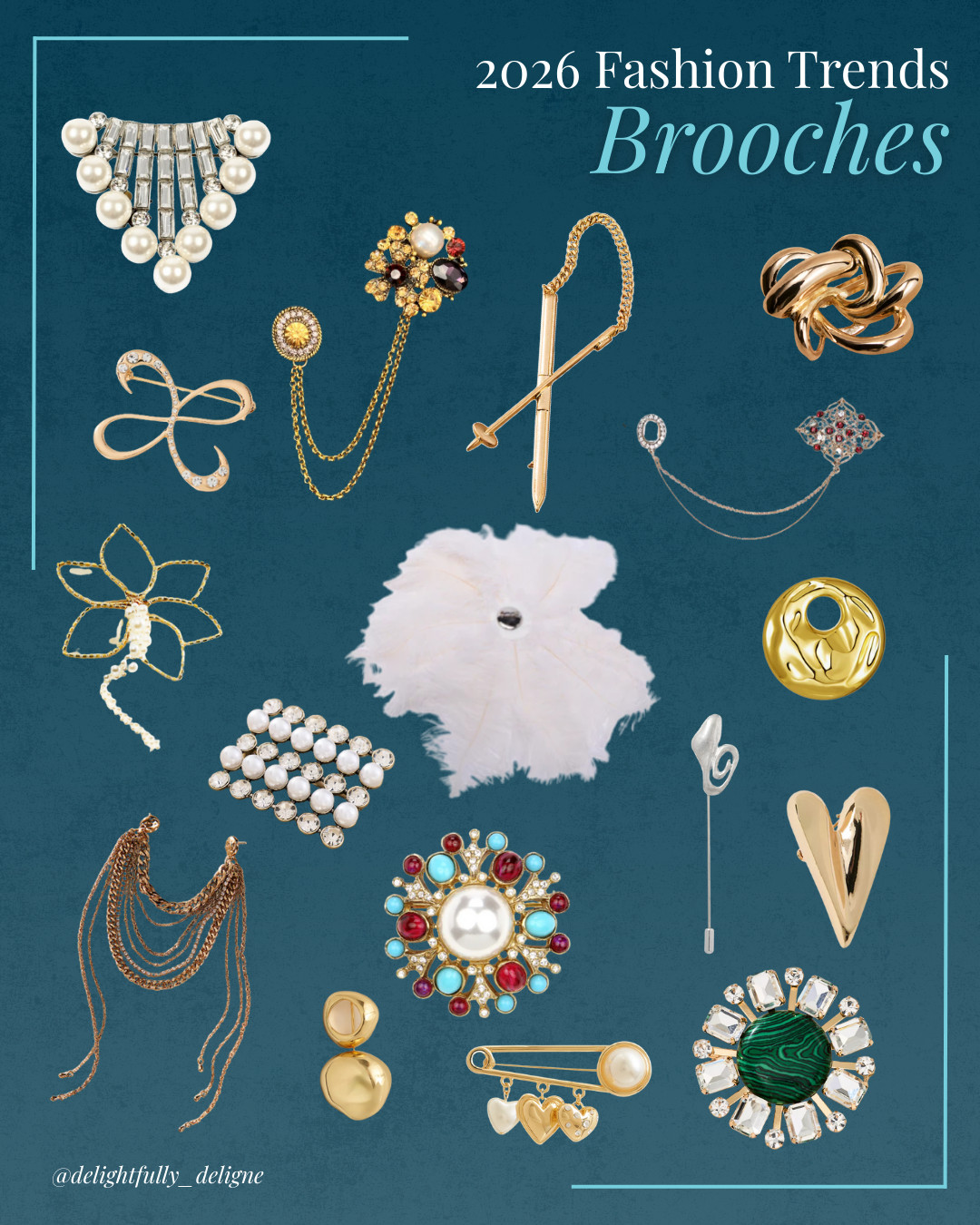 Brooches are a key 2026 fashion trend, adding sculptural detail to everyday and elevated looks. 

 #LTKootd #LTKSeasonal #LTKOver40
