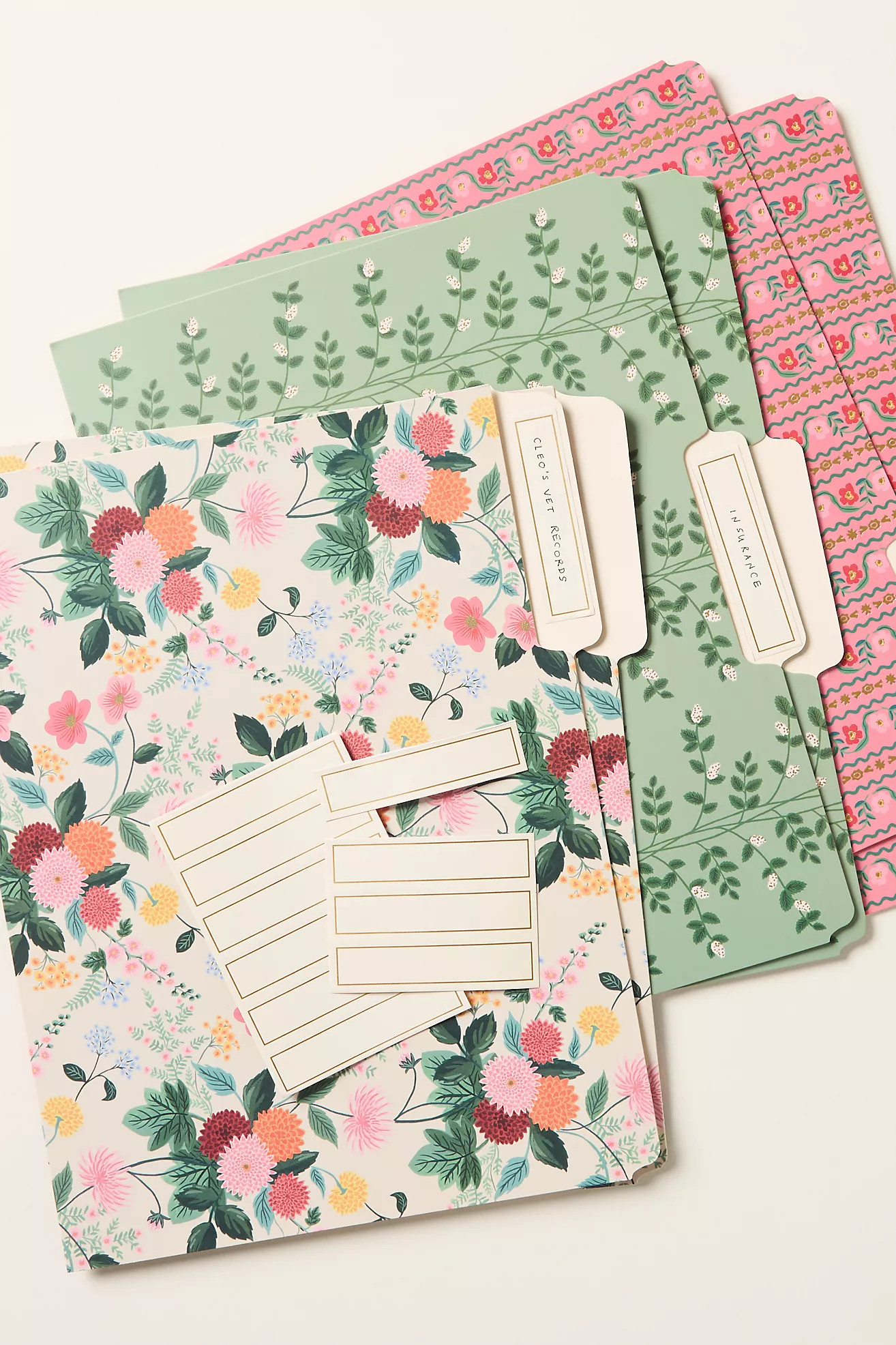 Rifle Paper Co. Dahlia File Folder | Anthropologie (US)