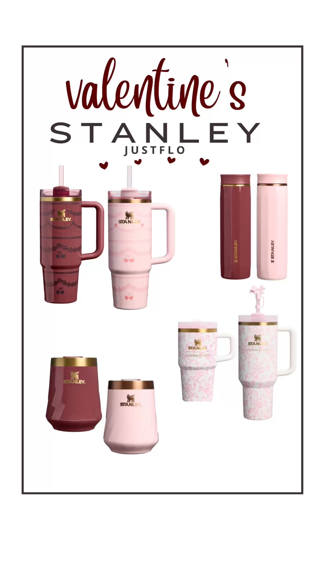 Obsessed is an understatement 💕 This maroon & pink Valentine’s Stanley Cup is giving all the heart-eye energy. Cute designs, cozy colors, and the perfect sip companion for love month 💌
Linked on LTK ✨

#valentinesstanley #stanleycup #valentinesfinds #pinkandmaroon #girlyaesthetic #ltkfinds #ltkvalentines #cozycutes #giftideas #valentinesvibes #cupgoals #everydayessentials


#LTKValentine #LTKfitnessgoals #LTKmomlife