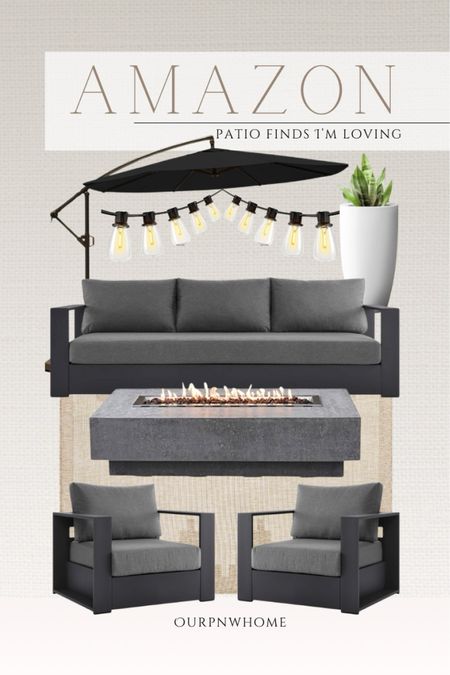 Latest Amazon patio finds I’m loving!

Black patio furniture, modern outdoor furniture, outdoor fire pit, rectangular fire pit, outdoor area rug, neutral patio rug, outdoor string lights, bistro lights, cafe lights, patio lights, outdoor patio umbrella, outdoor planter pots, tall planter pot, white planter

#LTKStyleTip #LTKHome #LTKSeasonal