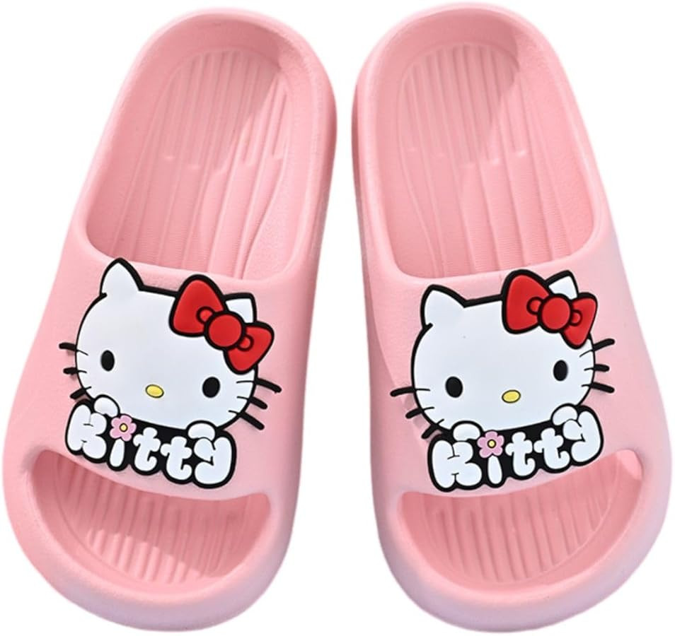 Kids' Quick-Dry Indoor Outdoor Slippers Shower Slides Lightweight Non-Slip Slippers Soft with Bre... | Amazon (US)