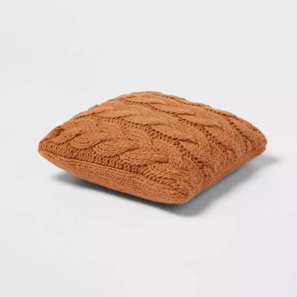 Chunky Cable Knit Throw Pillow - Threshold™ | Target