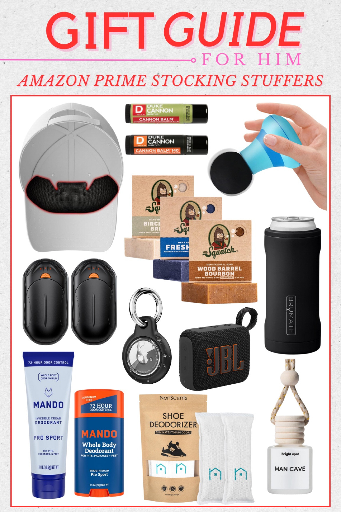 Amazon prime stocking stuffers for him! 

#LTKFindsUnder50 #LTKMens #LTKGiftGuide
