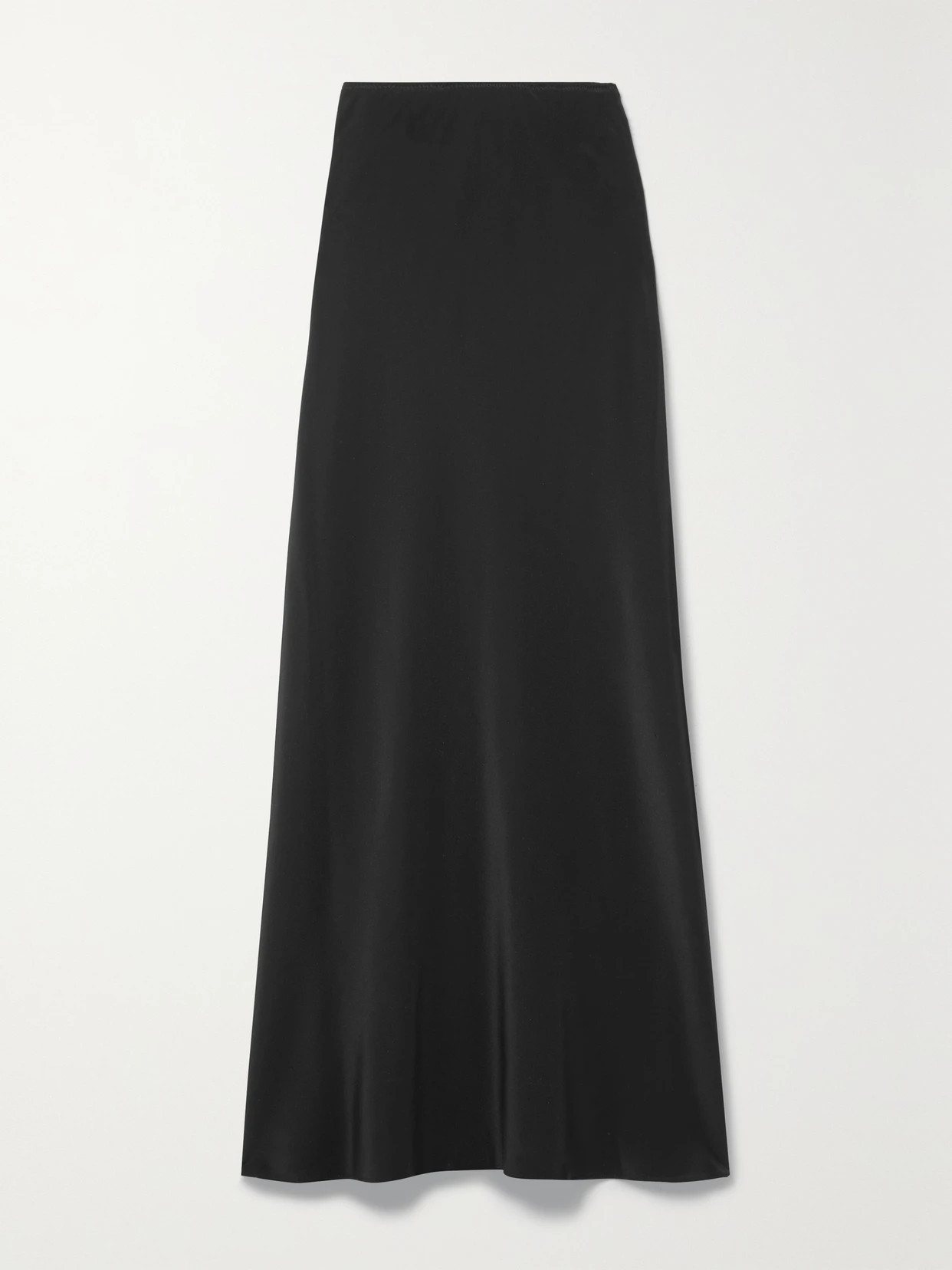Matteau - Silk Midi Skirt - Black | NET-A-PORTER (UK & EU)