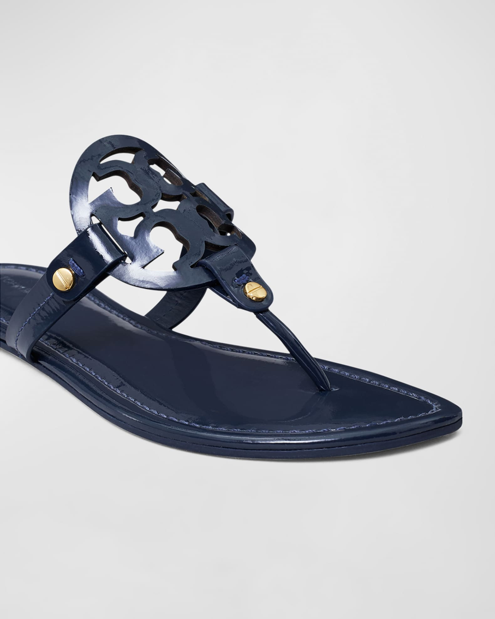 Tory Burch Miller Patent Leather Sandals | Neiman Marcus