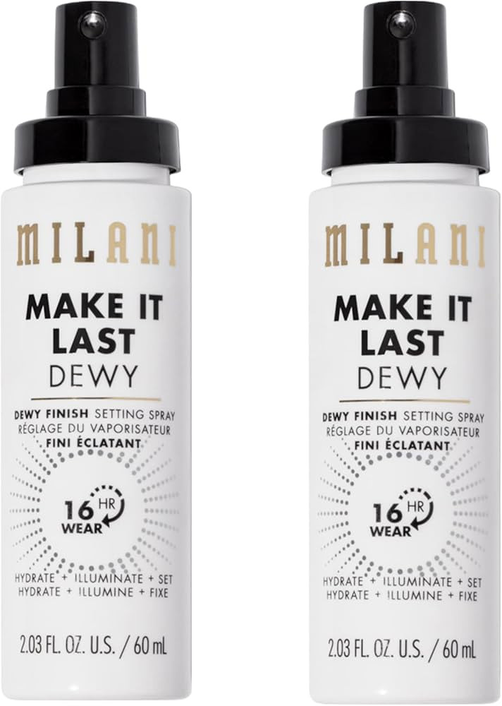 Milani Make It Last - Dewy Setting Spray 3 in 1- Hydrate + Illuminate + Set, Makeup Finishing Spr... | Amazon (US)