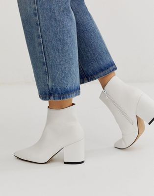 RAID Kola white ankle boots | ASOS (Global)