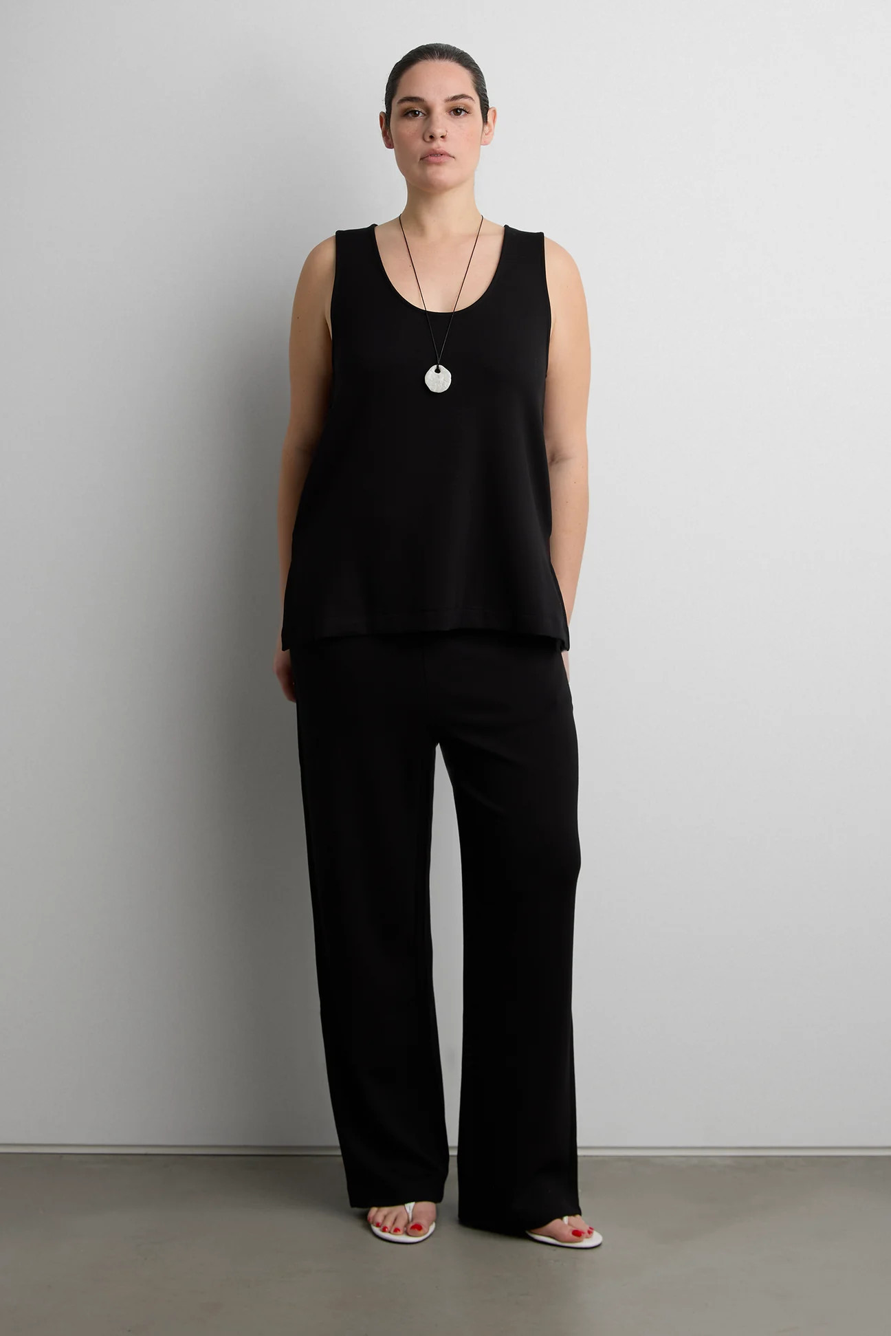 SCUBA SCOOP NECK RELAXED FIT TANK TOP | OAK + FORT