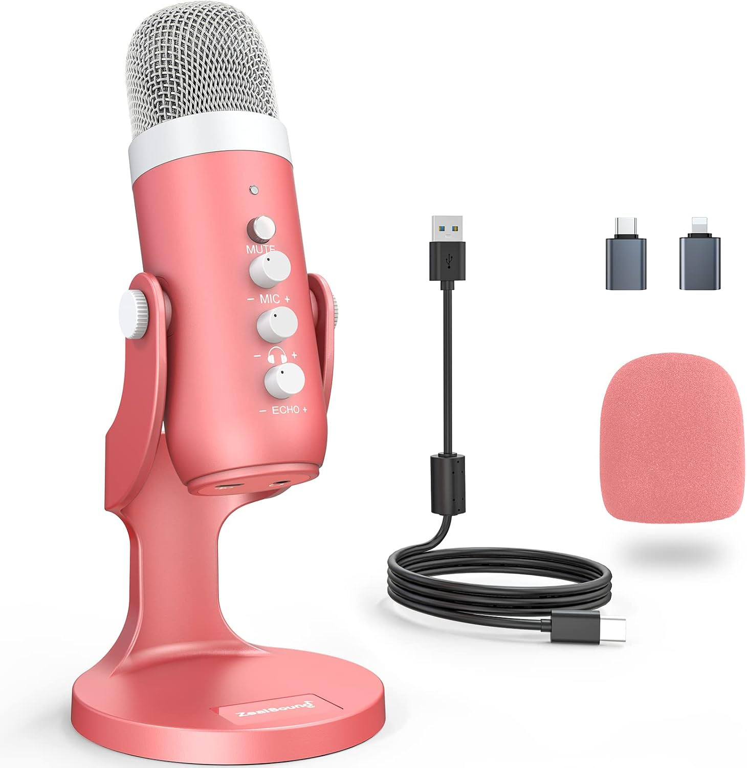 ZealSound Podcast Microphone for iPhone PC & Mac with Noise Reduction | Amazon (US)
