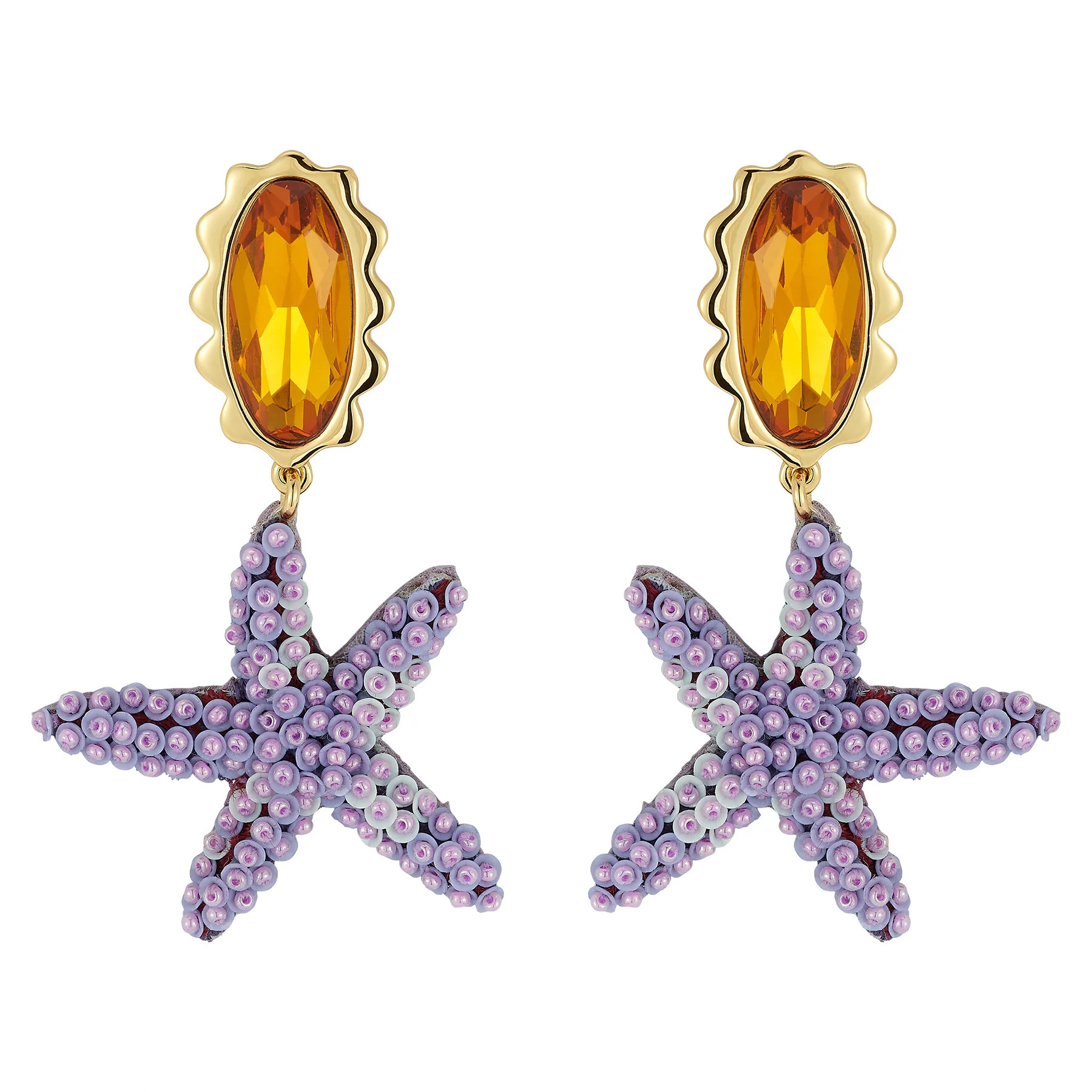 Marea Earrings | Starfish Statement Earrings | Mignonne Gavigan