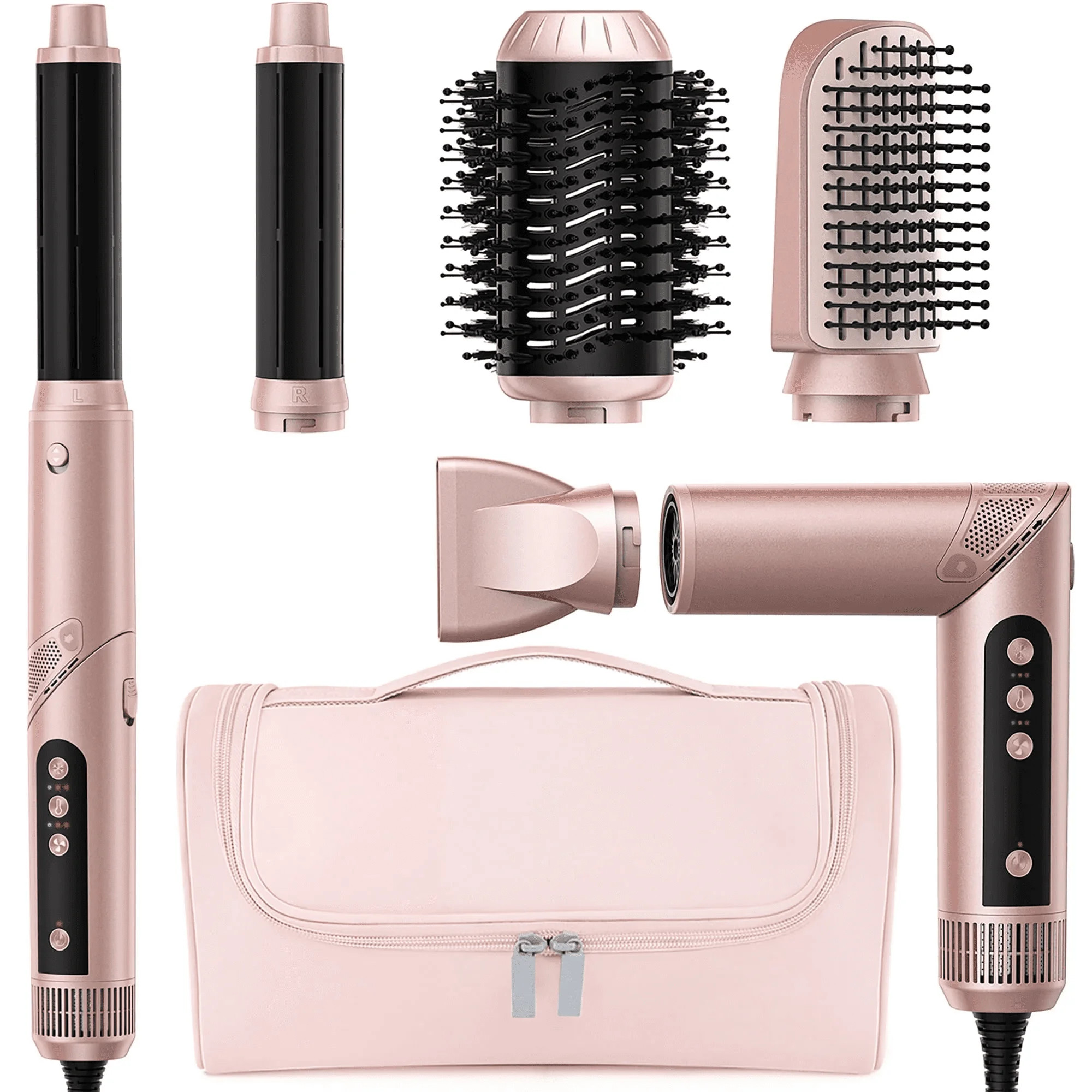 RACCOMB 5-in-1 Hair Styler, Air Styling & Drying System, Powerful Hair Dryer Brush & Multi-Styler... | Walmart (US)