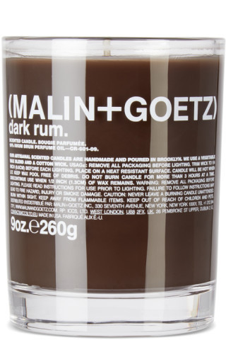 MALIN+GOETZ - Dark Rum Candle, 9 oz | SSENSE