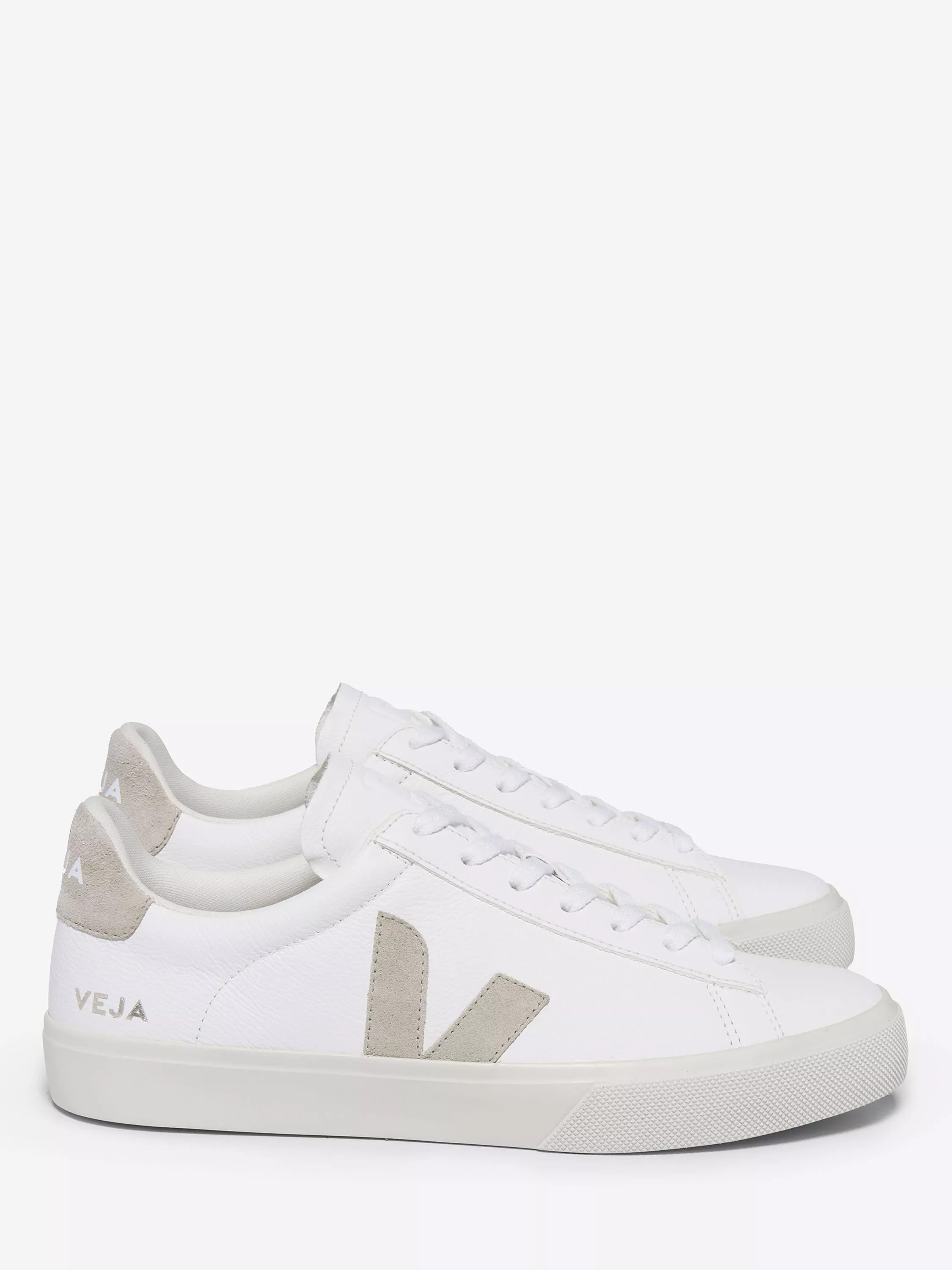 VEJA Campo Suede Detail Leather Trainers | John Lewis (UK)