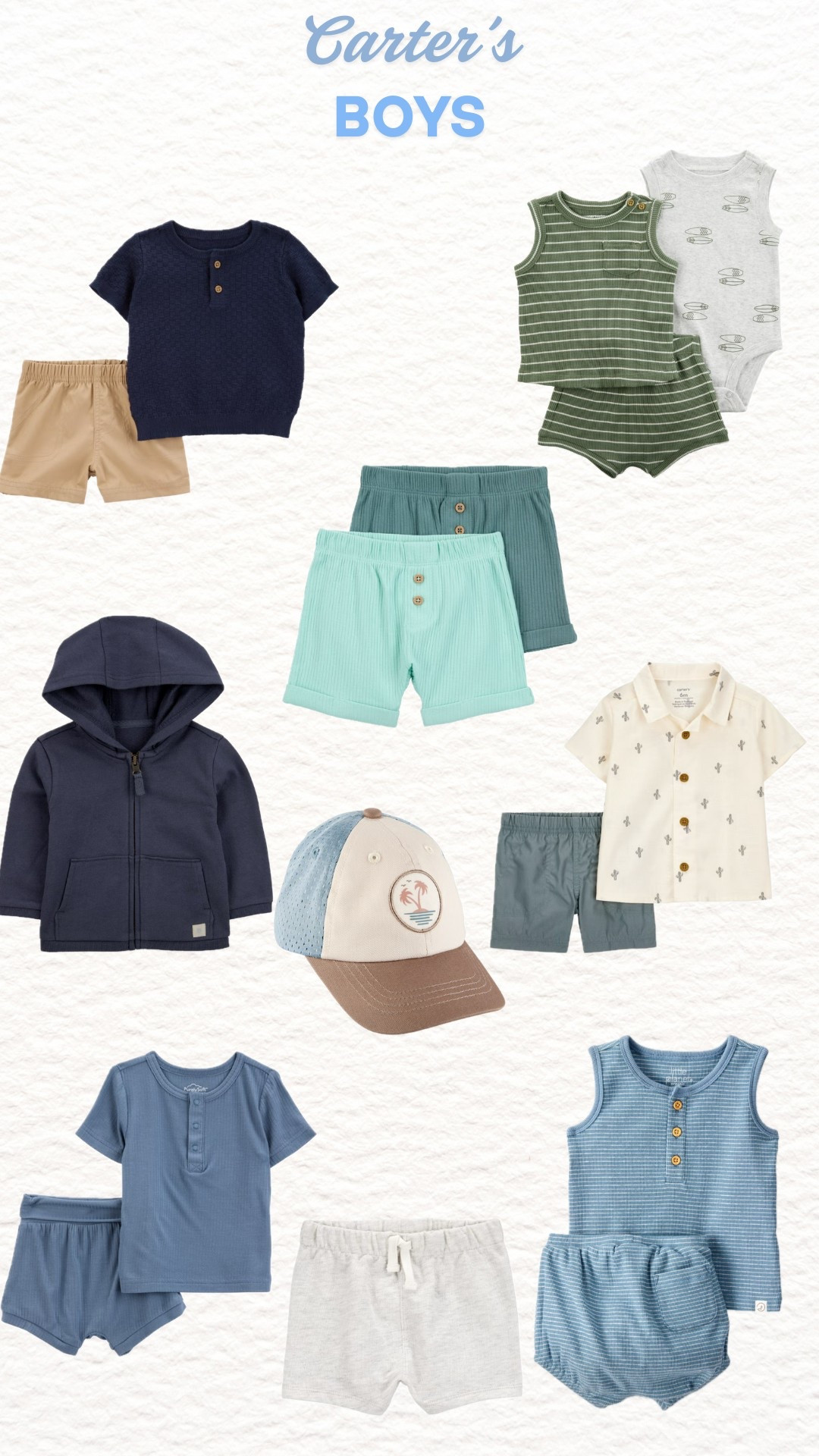 Baby/toddler boy summer outfits 

Carter boys 

#LTKSaleAlert