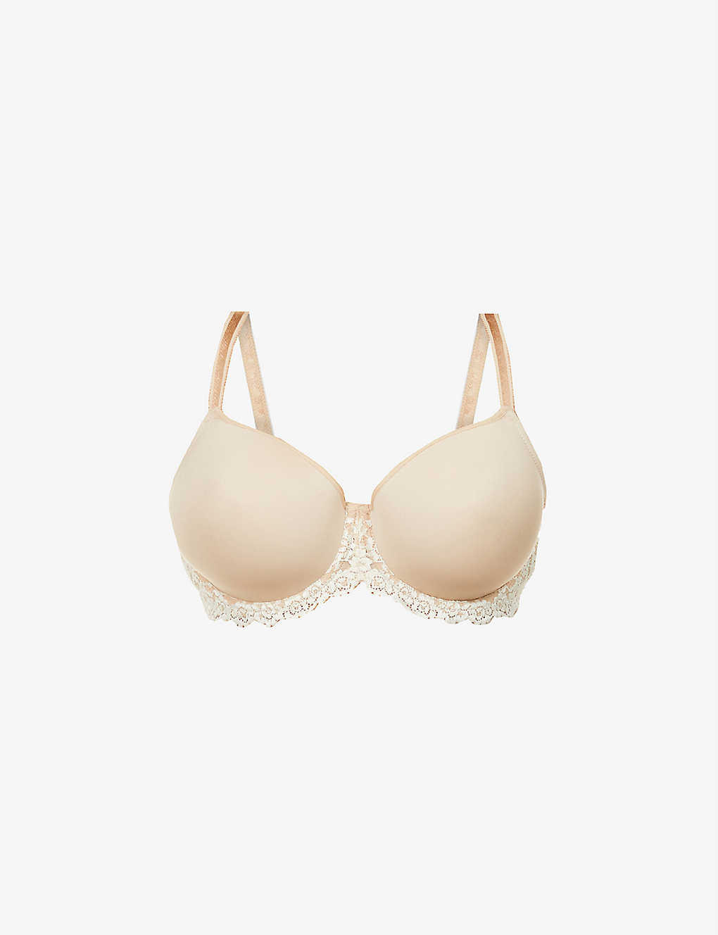Embrace Lace jersey and stretch-lace contour bra | Selfridges