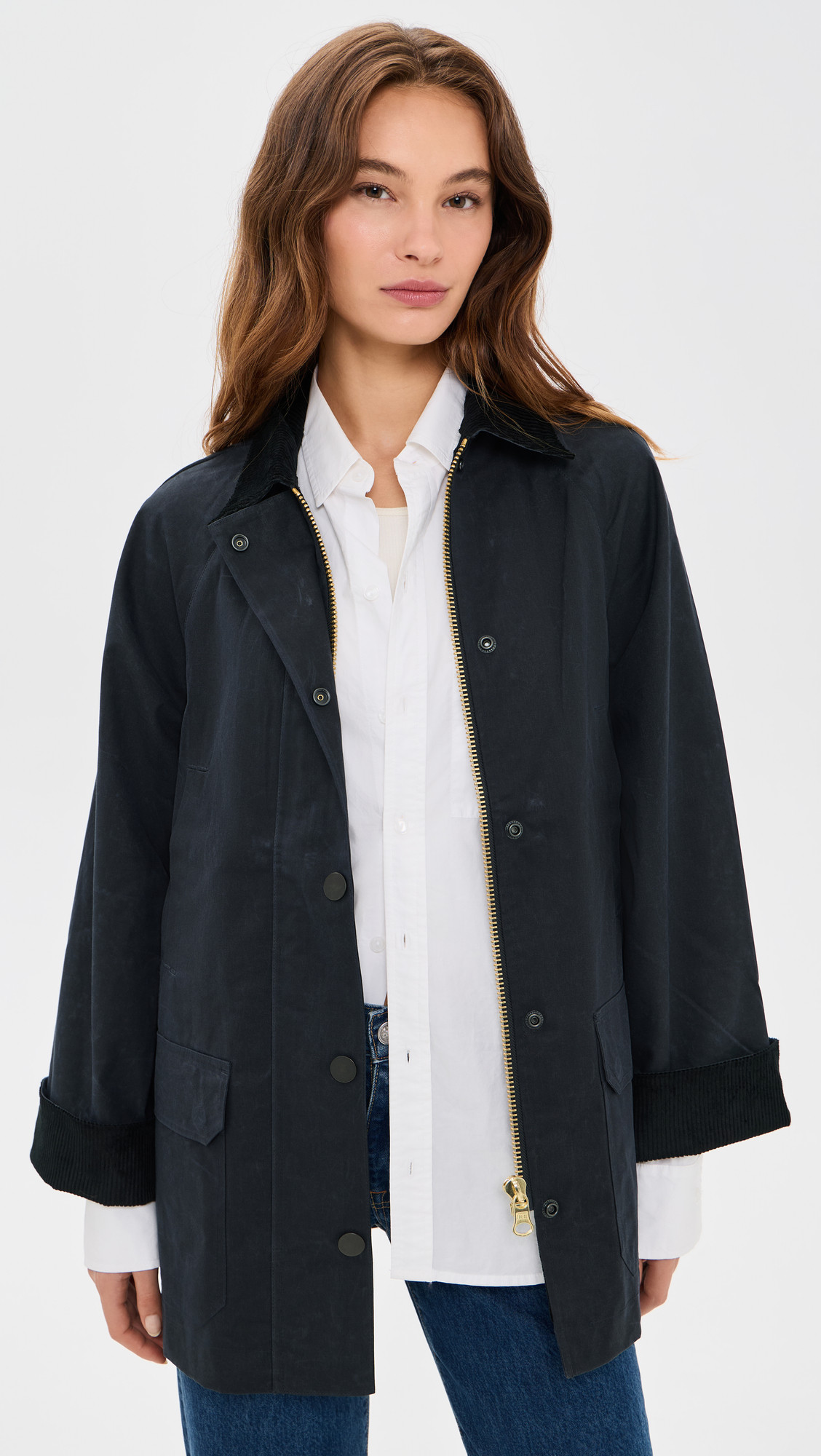 Alex Mill Chiltern Street Jacket In Waxed Cotton NAVY XS | Shopbop
