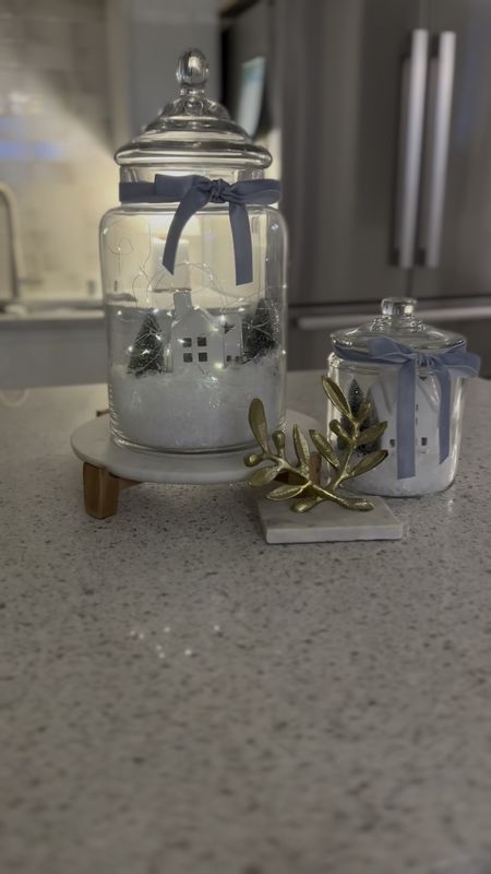 DIY Snow Jars ❄️💙 These are so cute & easy to create! 

#LTKSeasonal #LTKhome #LTKHoliday
