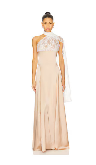 Somebodee Miss Ritz Gown in Pink. - size L | Revolve Clothing (Global)