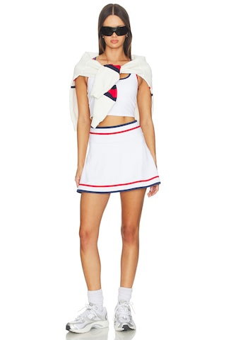 Tamara Skirt in Heritage White | Revolve Clothing (Global)