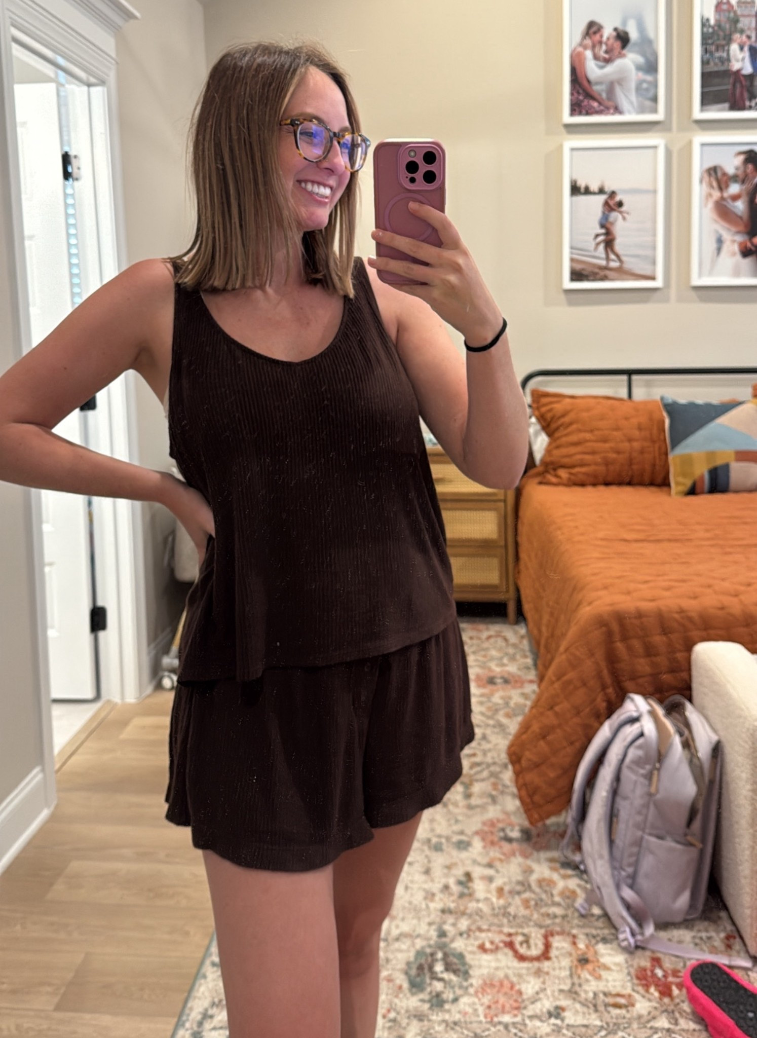 Coziest pajama / lounge set! 🤎 Comes in a ton of colors!