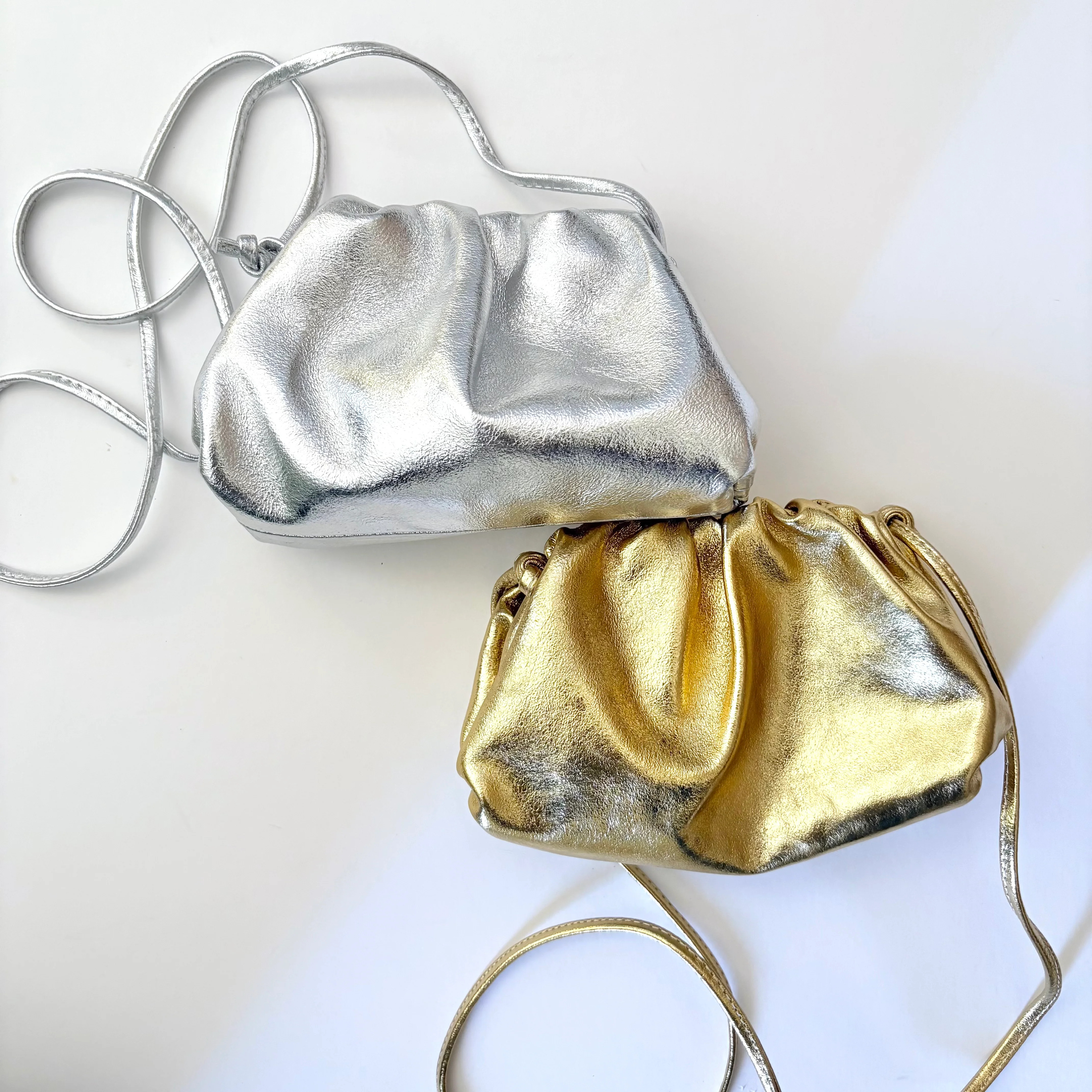 Rico Silver Metallic Clutch | Colores Collective