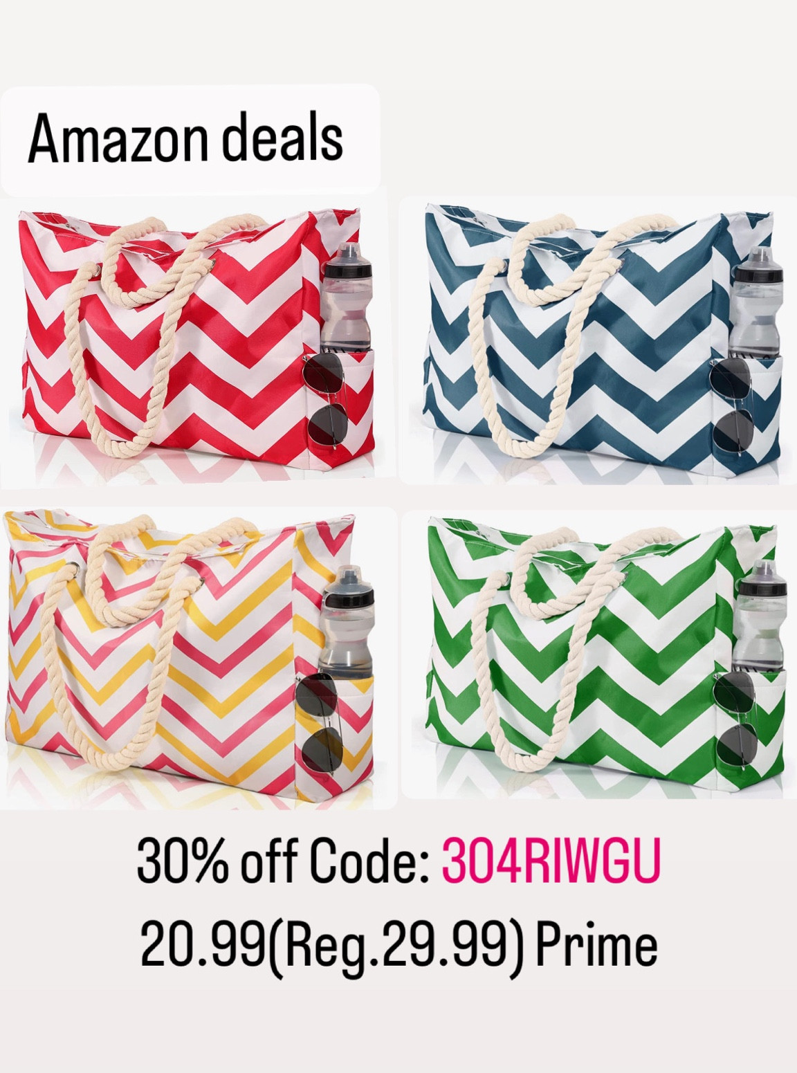 Amazon deals. Beach bag 

#LTKitbag #LTKunder50 #LTKsalealert