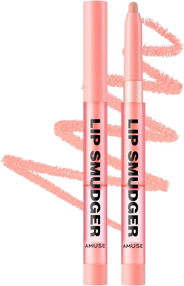 Amuse Seoul Lip Smudger (03 SALMON) | nude salmon beige | lip liner, matte, creamy, soft, velvety... | Amazon (US)