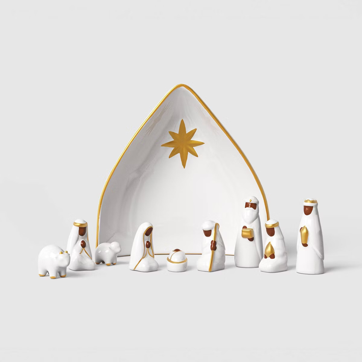 Ceramic Nativity Set Christmas - Threshold™ | Target