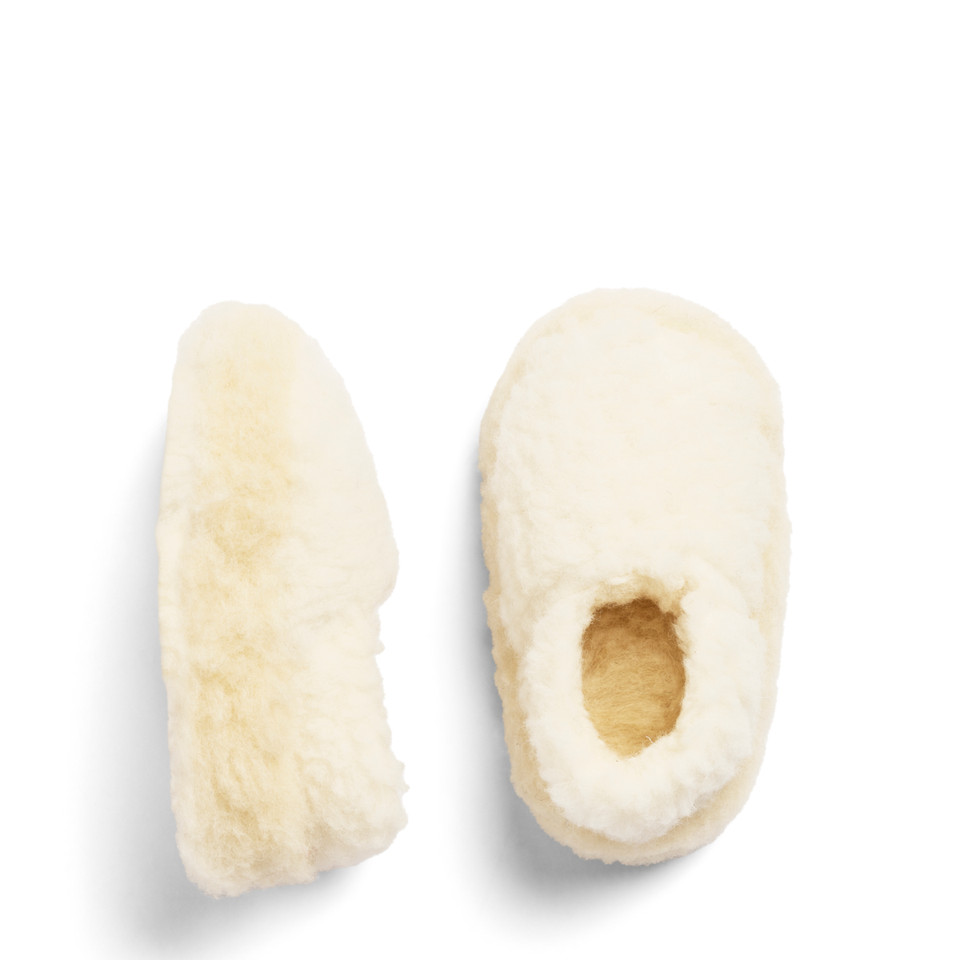Children's Slippers Natural Wool | Daylesford Organic
