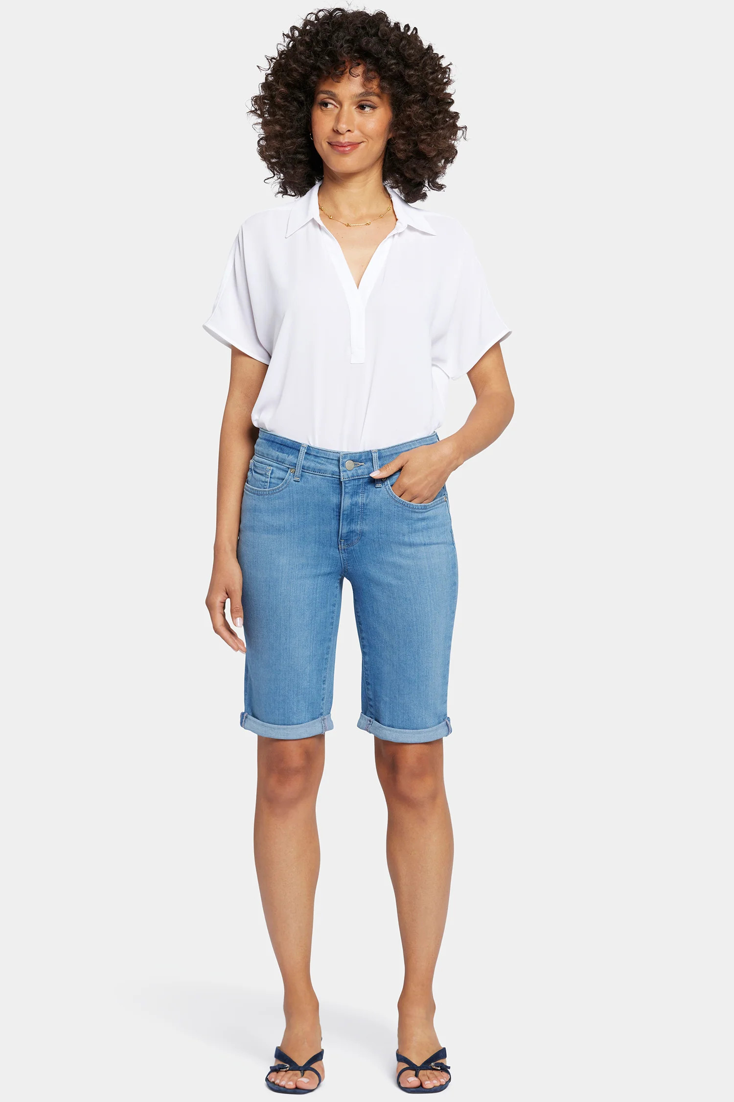 Briella 11 Inch Denim Shorts - Nottinghill | NYDJ