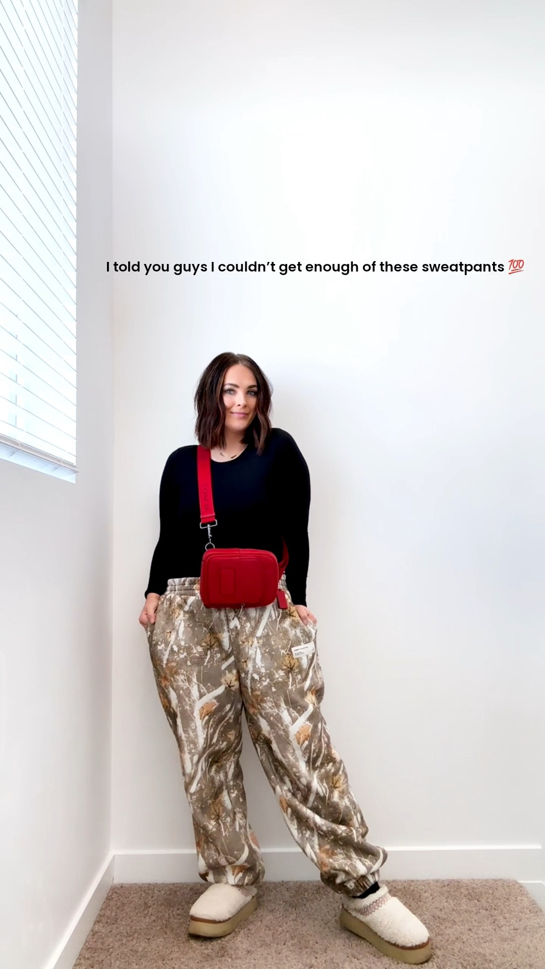 Can’t stop, won’t stop, wearing my @Comfrt sweats 😍 Literally the coziest pair of pants I’ve ever worn. I have the matching hoodie but it’s so fun to style them without it too!

#comfrt #momlife #ootd #sahm #fashiontiktok 

#LTKMidsize #LTKSeasonal #LTKFindsUnder100