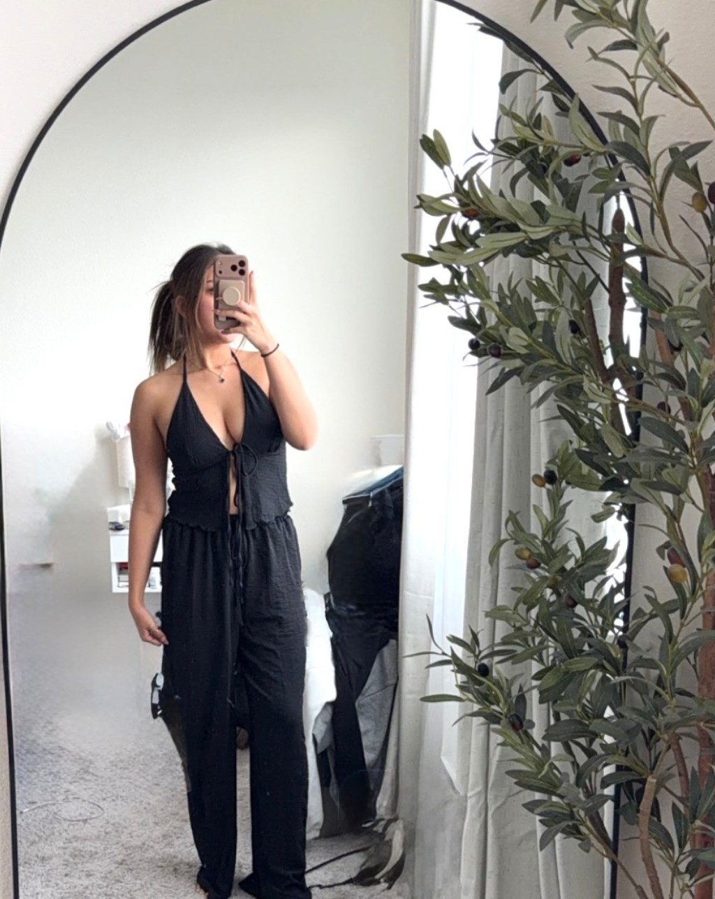 Comfy Breathable Linen Summer Vietnam Asia Travel Outfit All Black 

#LTKTravel #LTKFindsUnder50