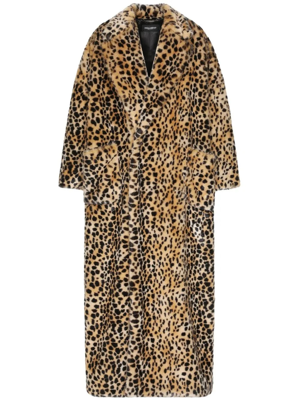 leopard-print faux-fur coat | Farfetch Global