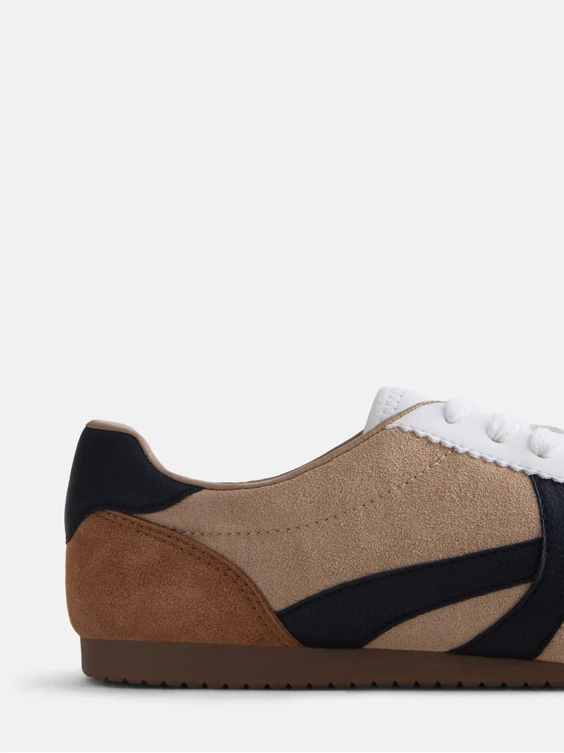 Scenario Women's Lace Up Low Profile Sneakers | Walmart (US)