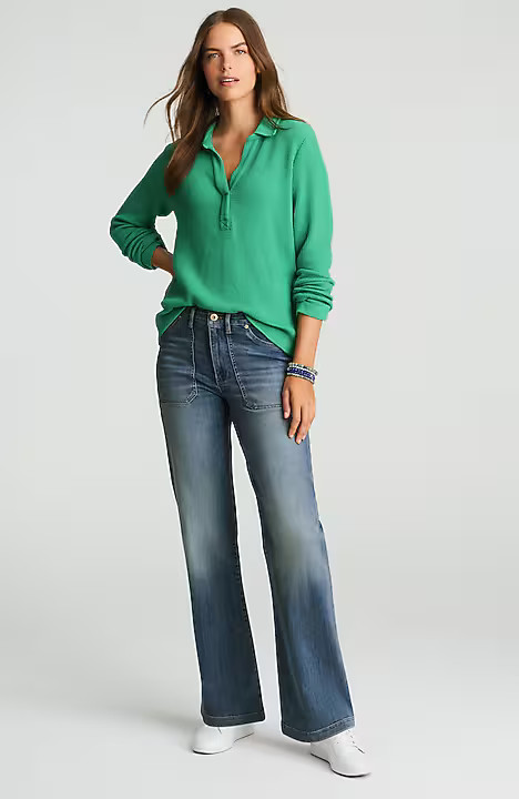 High-Rise Wide-Leg Jeans | J. Jill