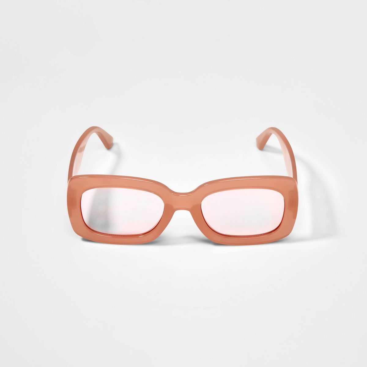 Girls' Daisy Print Rectangle Sunglasses - art class™ Pink | Target