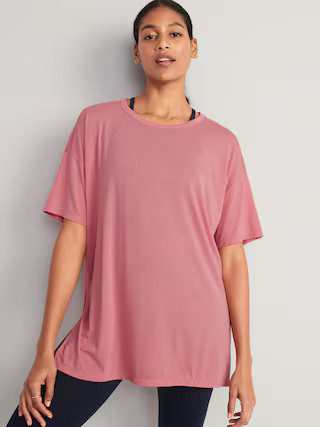Oversized UltraLite All-Day Performance T-Shirt for Women | Old Navy (US)