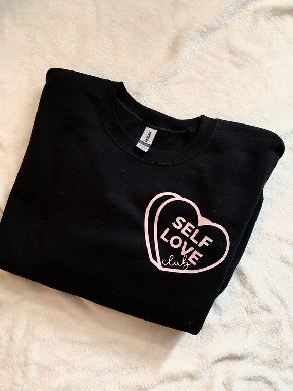 Self Love Club Sweatshirt | Streetwear Crewneck | Self Love | Mental Health Matters Crewneck | Co... | Etsy (CAD)