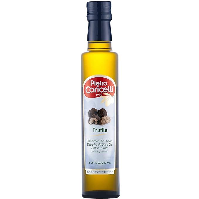PIETRO CORICELLI: Black Truffle Flavored Extra Virgin Olive Oil (EVOO) | Cold Pressed | Condiment... | Amazon (US)